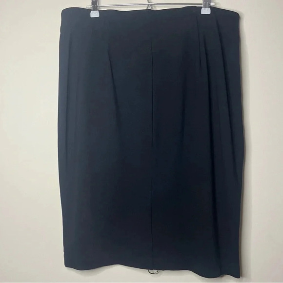 GLAMOUR X LANE BRYANT 90s Y2K Ring Stretchy Gothcore Grunge Bodycon Pencil Skirt - Picture 6 of 6